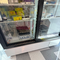 Fisherbrand Isotemp Double Glass Door Laboratory Refrigerator image 0